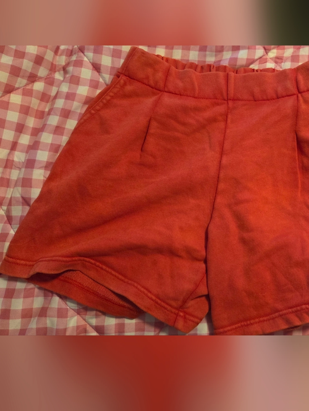 Women's Red Lounge Shorts